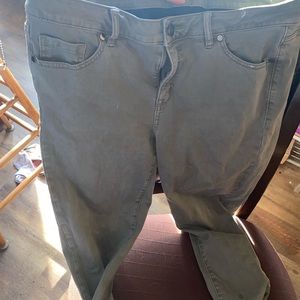 Slimming Green Jeans